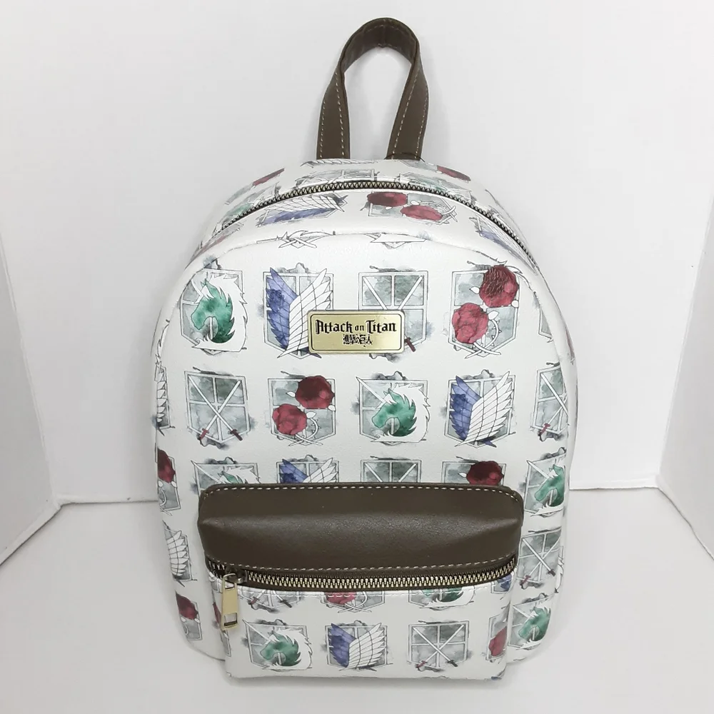 Attack On Titan Regiment Crests Mini Backpack NWT - Picture 4 of 8